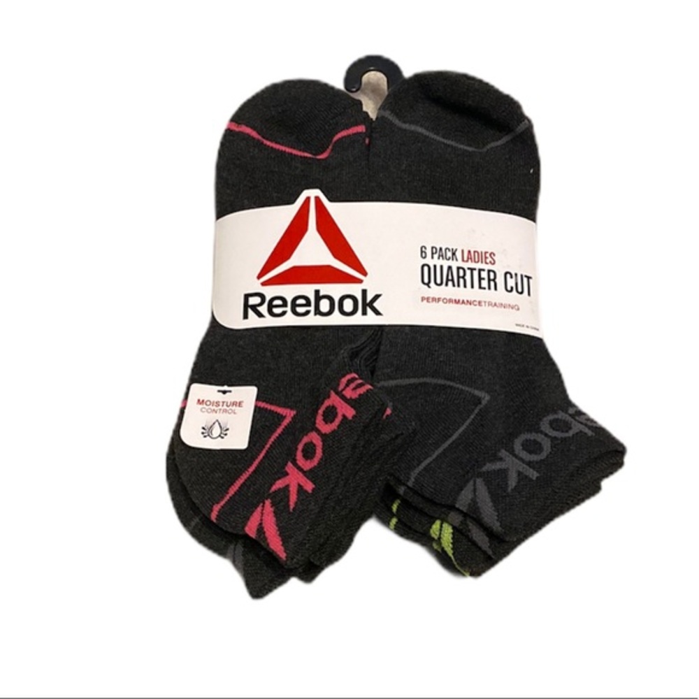 Reebok Ladies Quarter Cut Socks